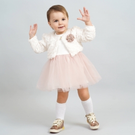 Нарядное Платье С Меховым Болеро для Малышки