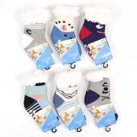 Теплі Шкарпетки на Хутрі з Антиковзанням для Хлопчиків