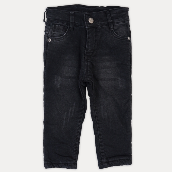черные джинсы на меху от 1 до 5 лет